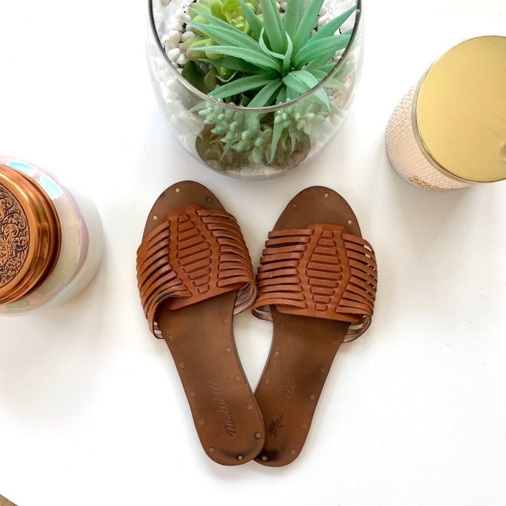 ✨Madewell Huarache Woven Slide Sandal